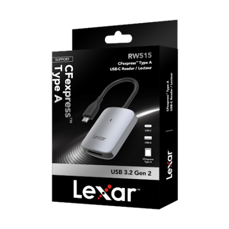 Lexar LRW515U - czytnik kart CFexpress Type A, USB 3.2 Gen 2, 900 MB/s_Czytnik w opakowaniu_4